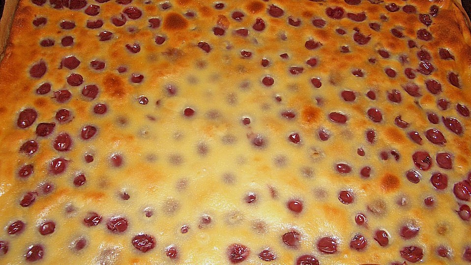 Kirschkuchen mit Rahmguss von tatik