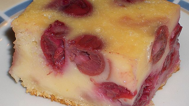 Kirschkuchen mit Rahmguss von tatik