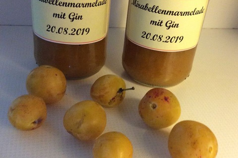 Mirabellen - Marmelade mit Schwips