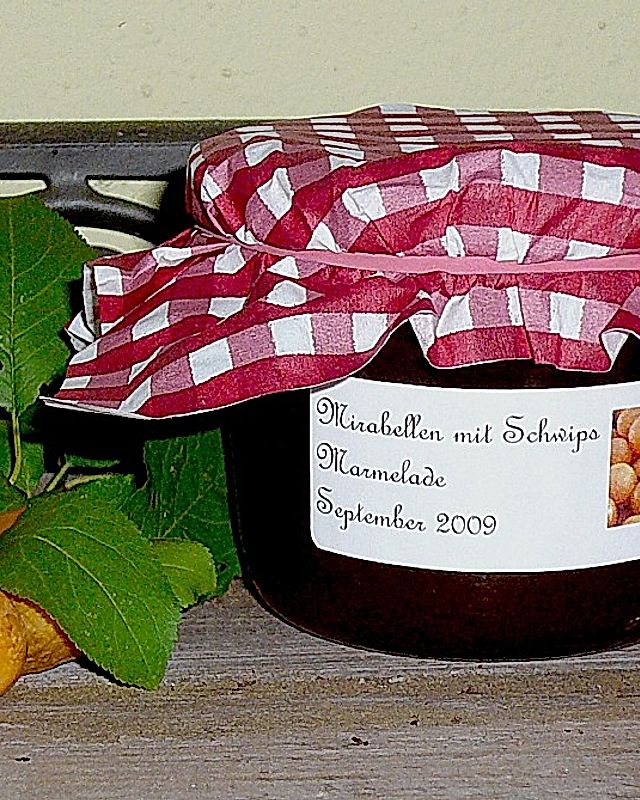 Mirabellen - Marmelade mit Schwips