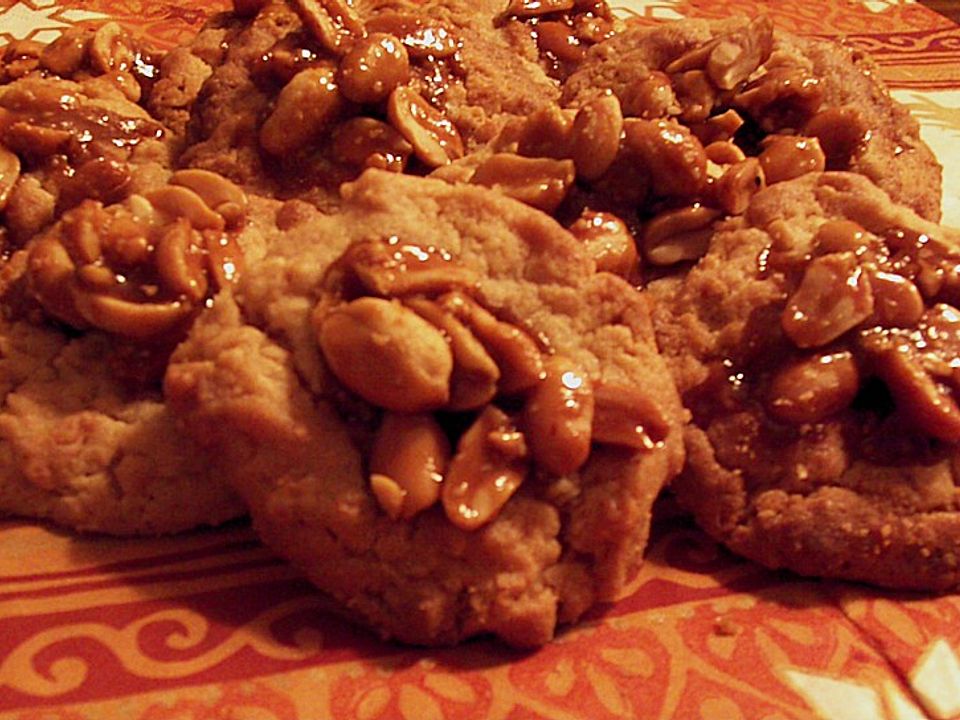 Amerikanische Peanut - Cookies von anja6670| Chefkoch