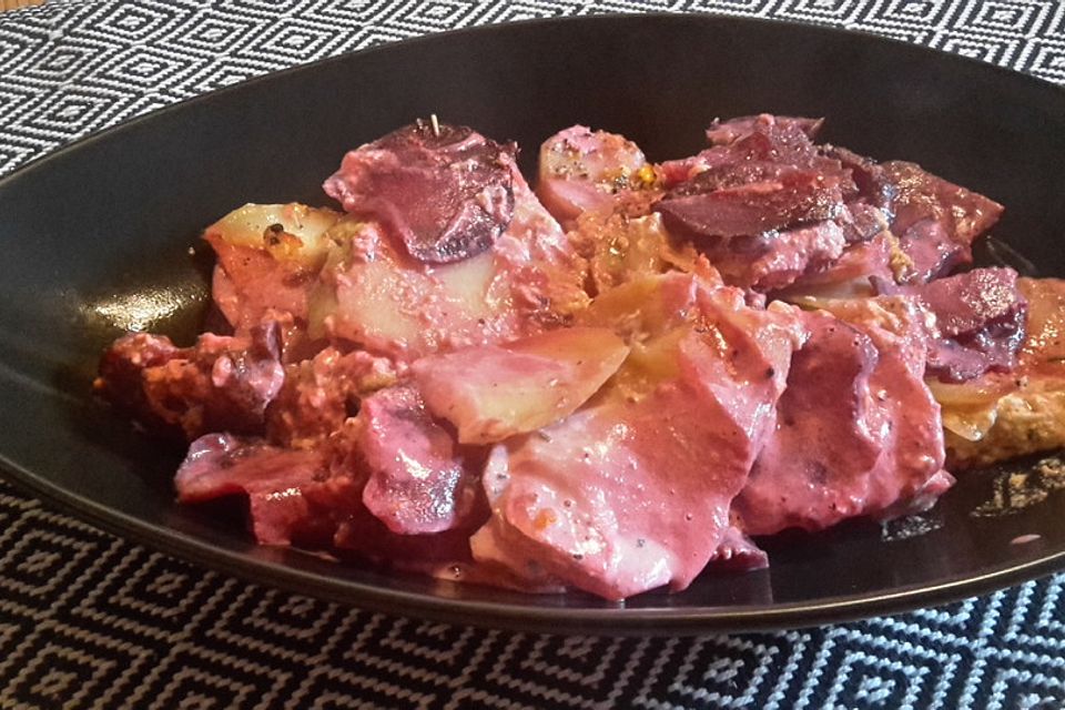 Schrats Kartoffel- und Rote Bete-Gratin