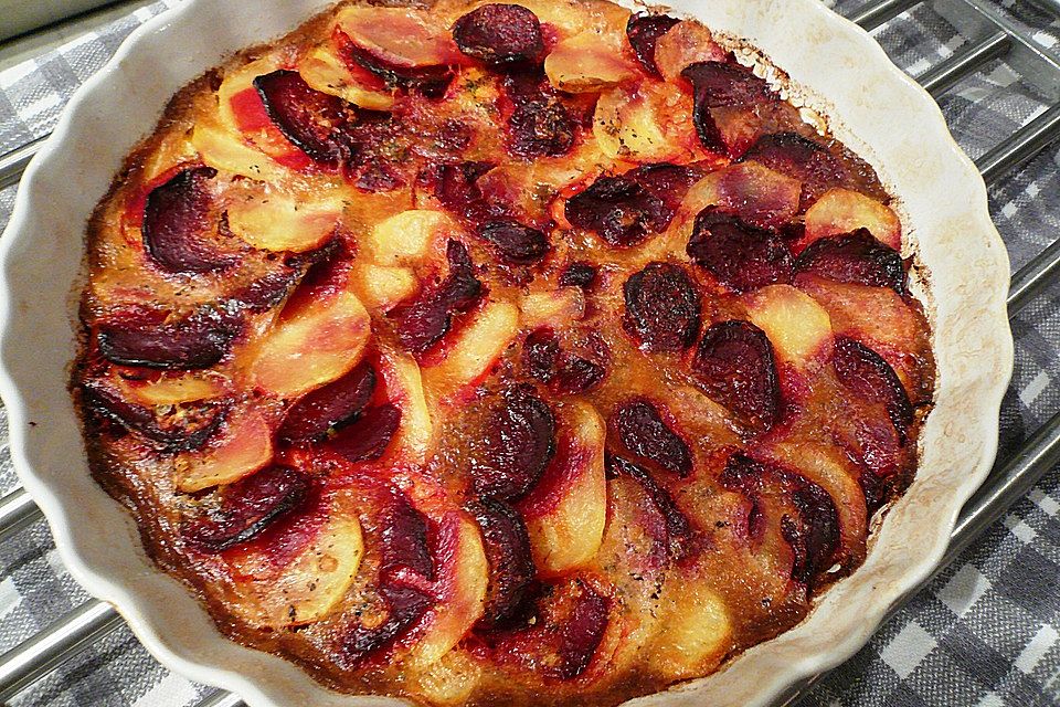 Schrats Kartoffel- und Rote Bete-Gratin