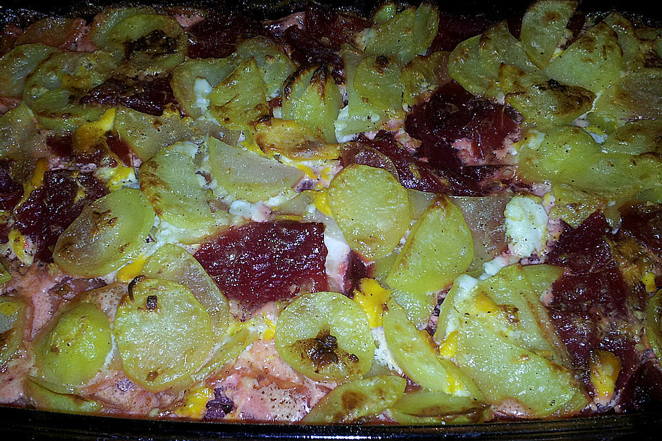 Schrats Kartoffel- und Rote Bete-Gratin