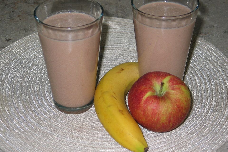 Süßer Obst - Milch - Shake