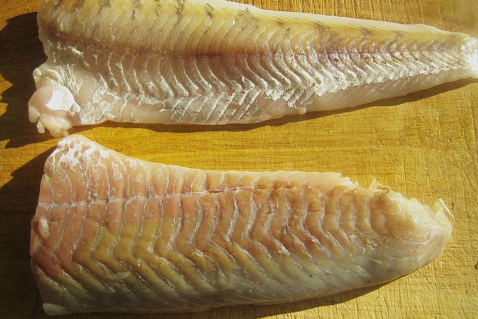 Seelachsfilet auf buntem Gemüse Seelachsfilet auf buntem Gemüse