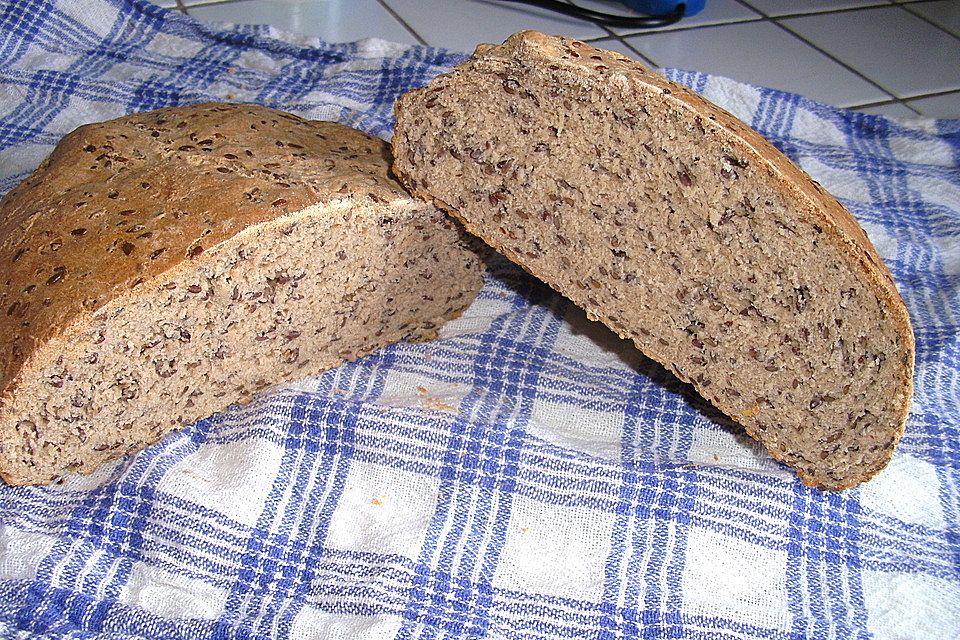 Buttermilchbrot mit Leinsamen