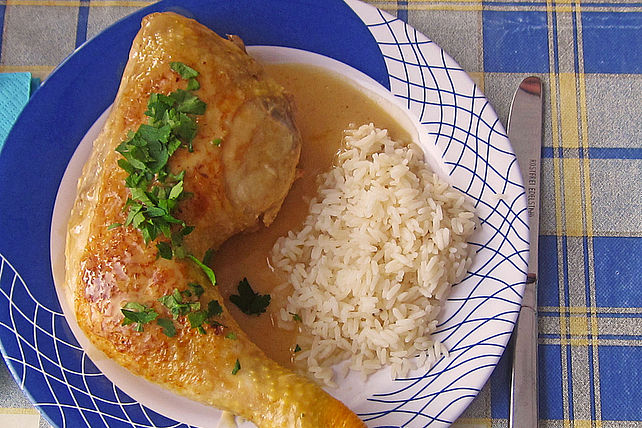 Hähnchen in Knoblauchsauce nach spanischer Art von Guisador| Chefkoch