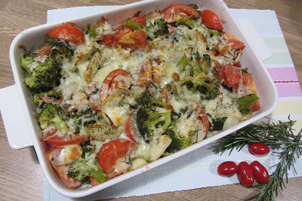 Überbackener Brokkoli mit Tomaten von kuschel1972 | Chefkoch