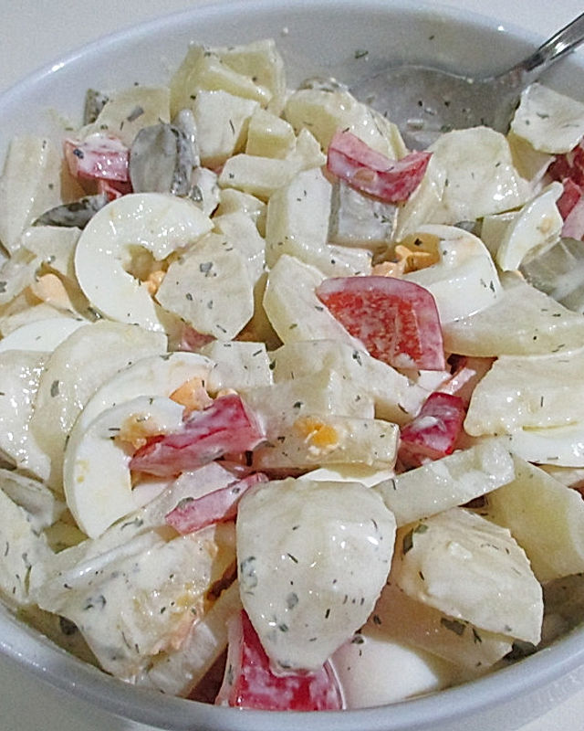 Bunter Kartoffelsalat à la Rosinenkind