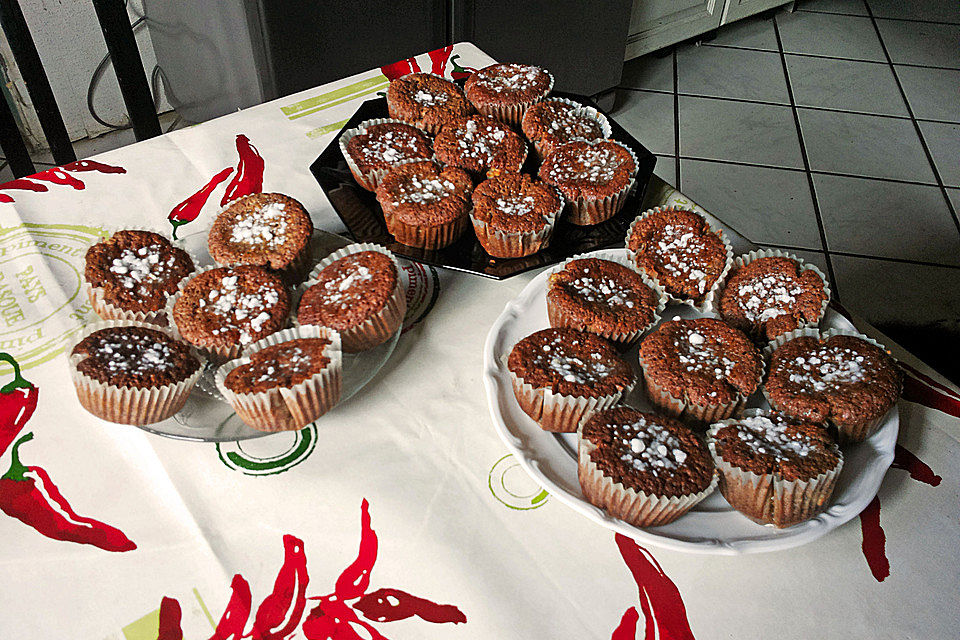 Mohn - Nuss - Muffins mit Topfen