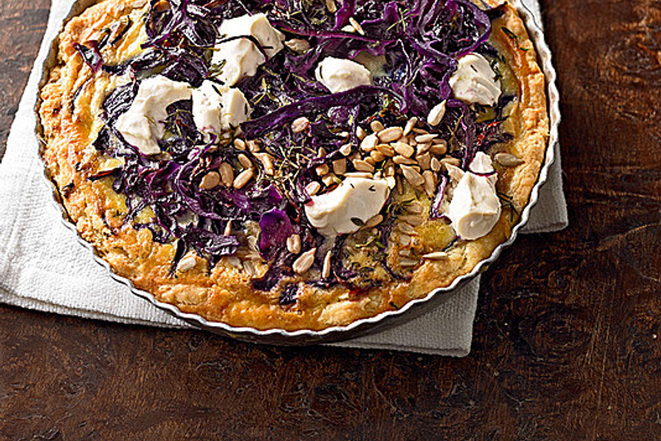 Heikes Rotkohl-Tarte