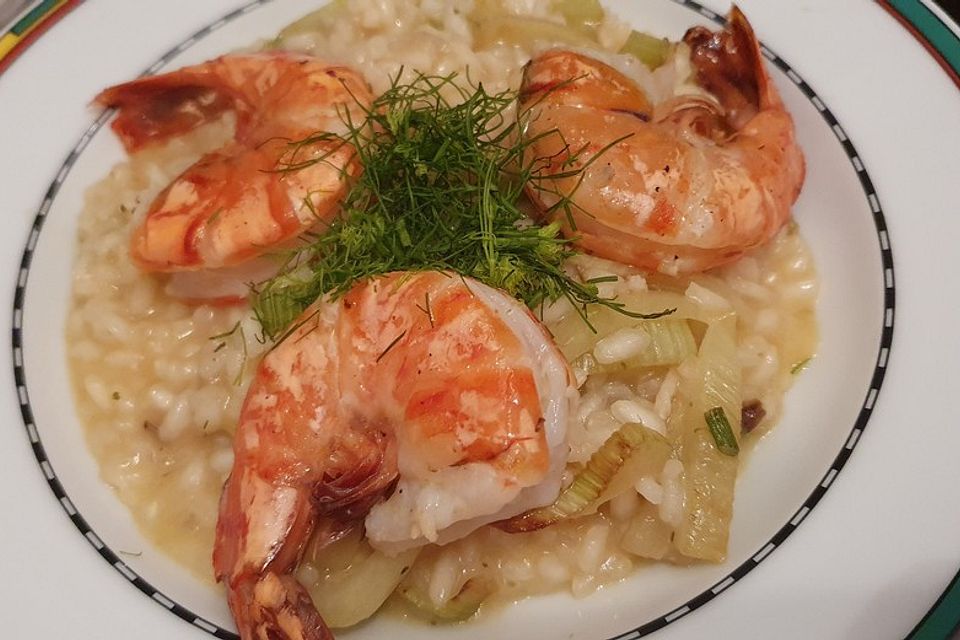 Garnelen - Zitronen - Risotto