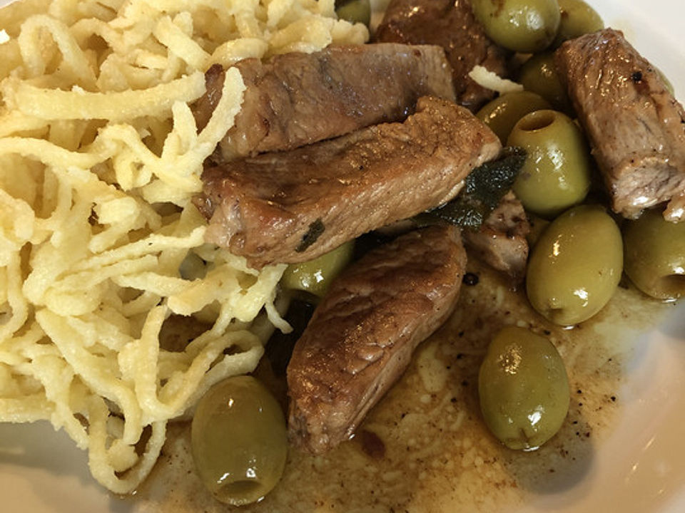 Kalbfleisch In Weisswein Vitello All Uccelletto Von Doppelmoppel Chefkoch 
