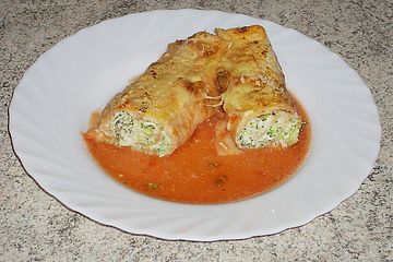 Brokkoli - Enchiladas in milder Chilisauce