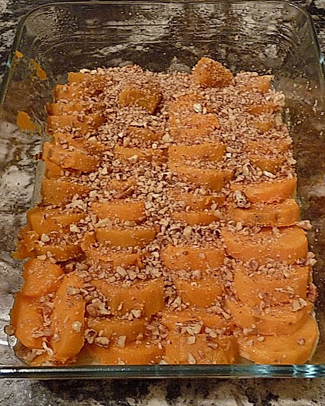 Glazed sweet potatoes