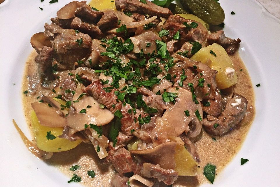 Boeuf Stroganoff de Luxe