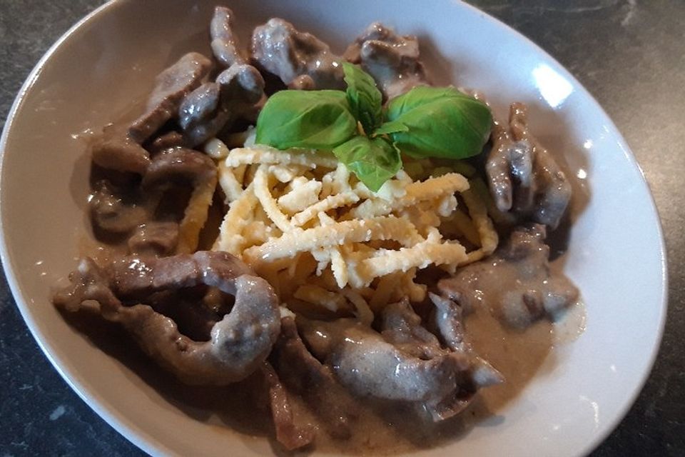 Boeuf Stroganoff de Luxe