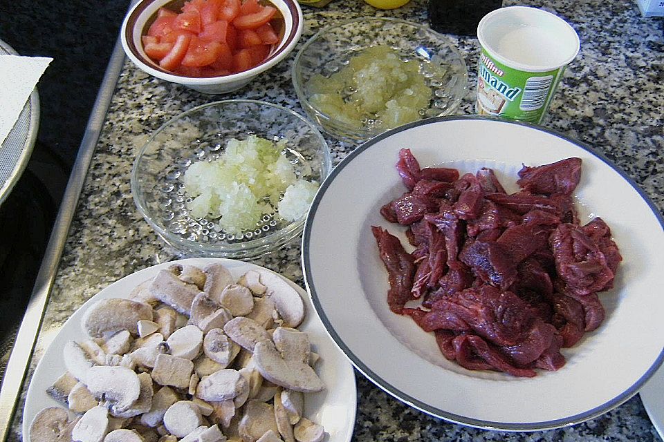 Boeuf Stroganoff de Luxe