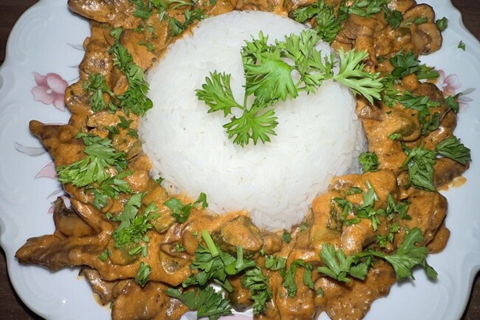 Boeuf Stroganoff de Luxe