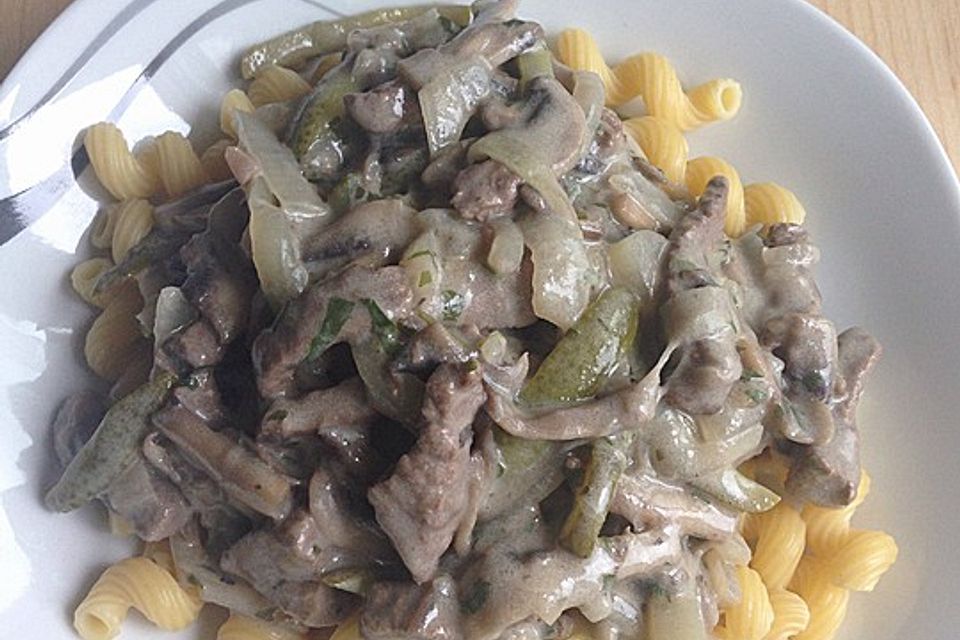 Boeuf Stroganoff de Luxe