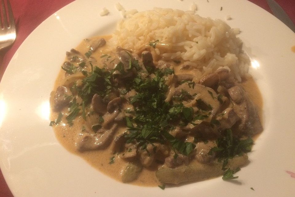 Boeuf Stroganoff de Luxe