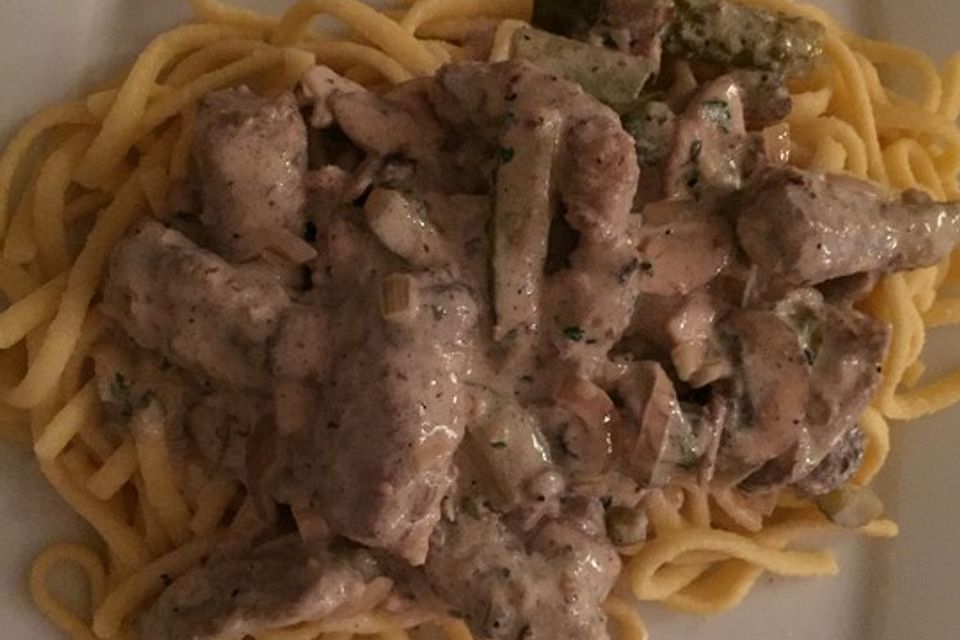 Boeuf Stroganoff de Luxe