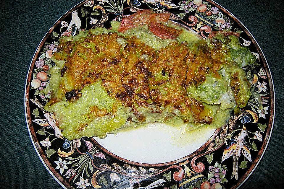 Fischfilet mit Kartofffel - Kräuter - Kruste