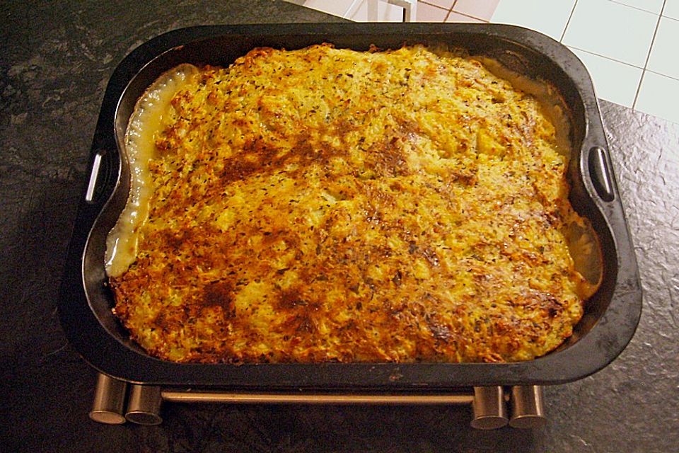 Fischfilet mit Kartofffel - Kräuter - Kruste