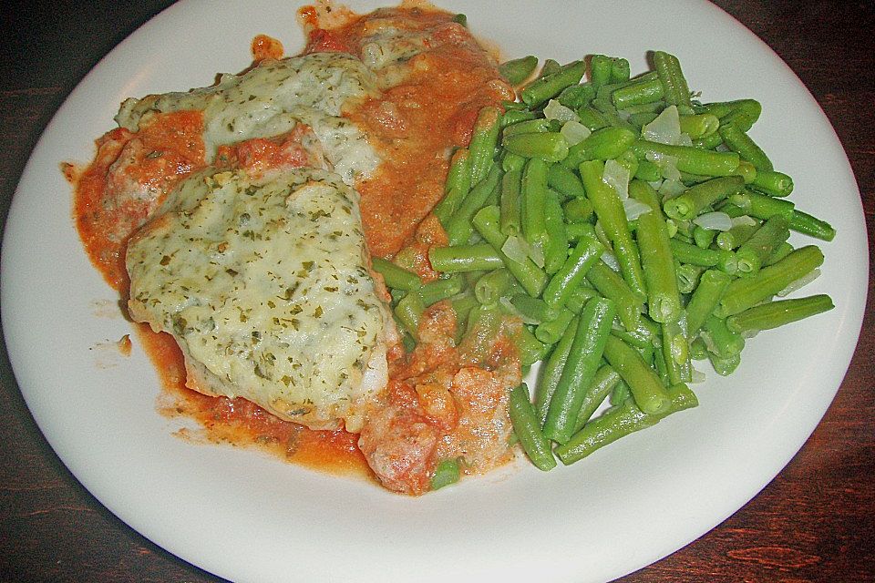 Fischfilet mit Kartofffel - Kräuter - Kruste