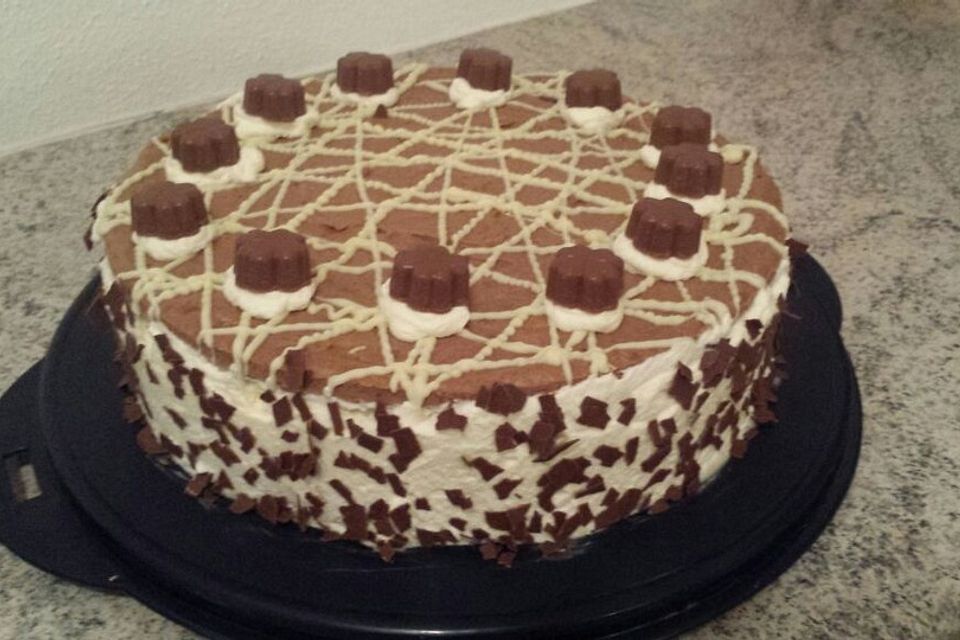 Milka - Torte mit Bananen