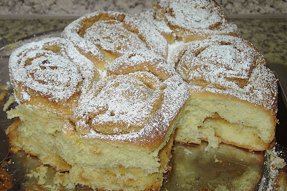 Karamell - Rosenkuchen