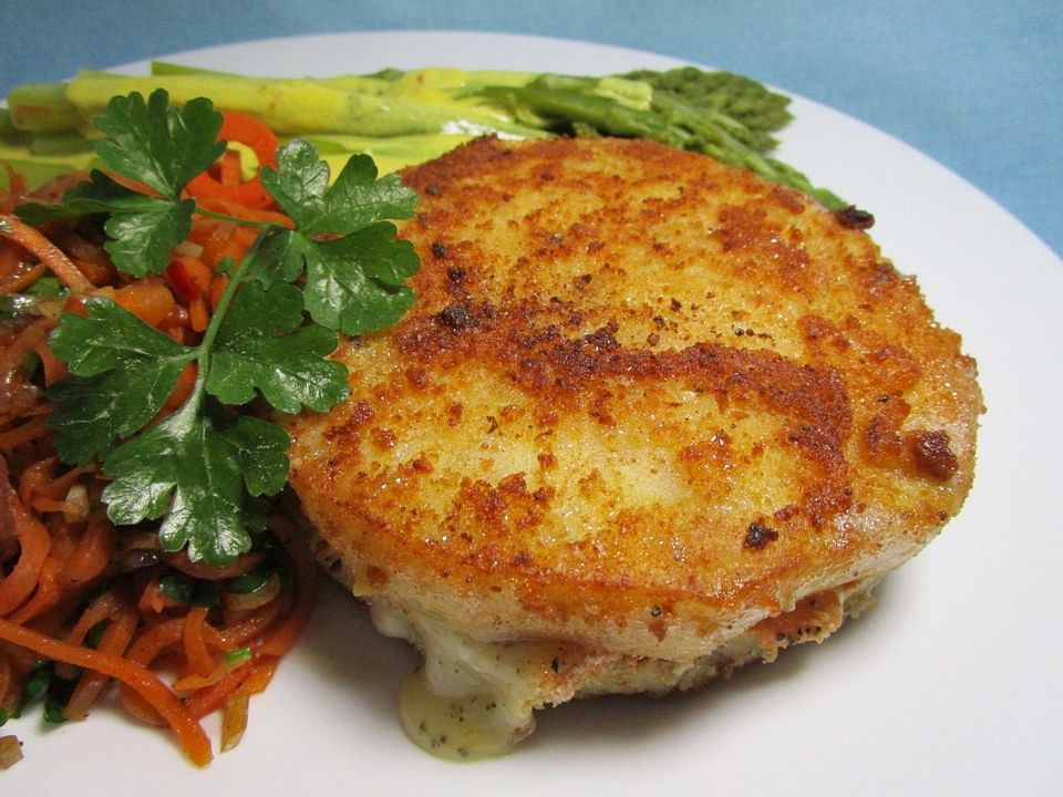Gefullte Sellerieschnitzel Mit Munsterkase Von Blirmchen Chefkoch