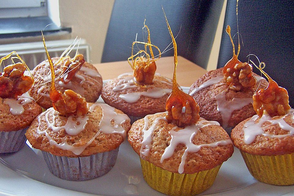 Bananen - Walnuss - Muffins