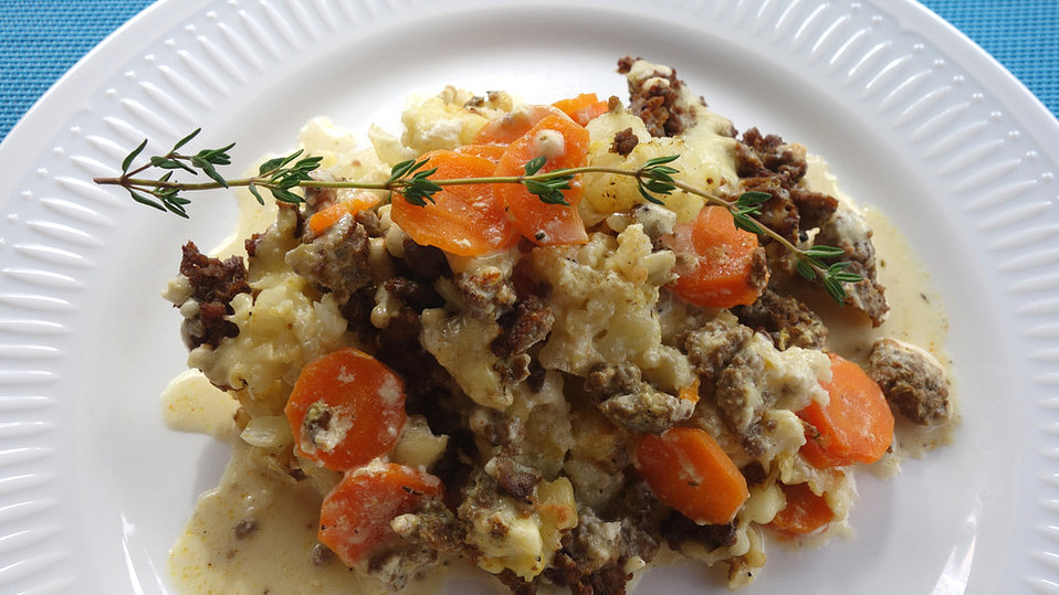 Möhren - Blumenkohl - Hack - Auflauf von maedelz173