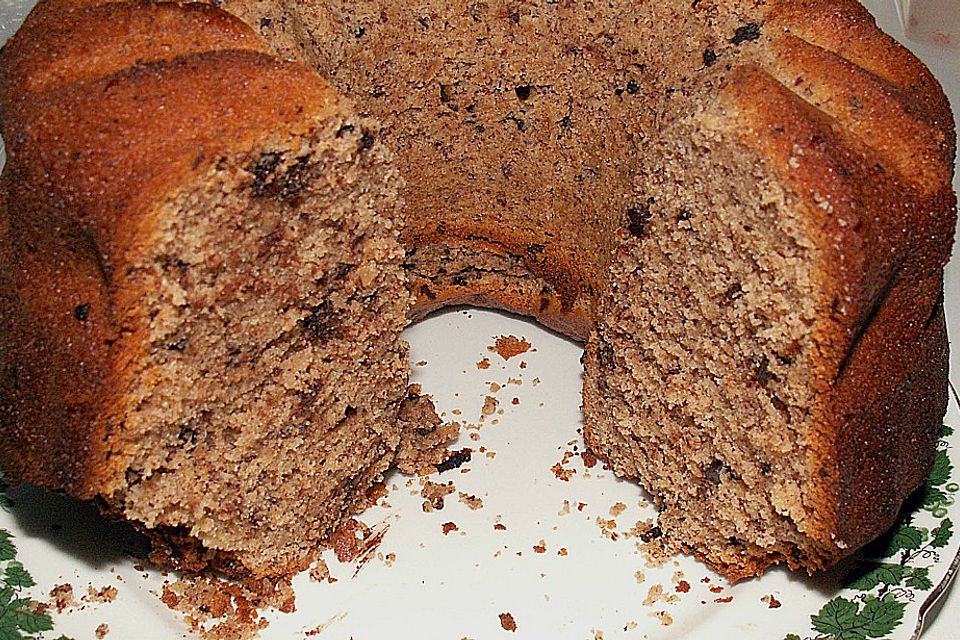 Schokotröpfen - Haselnuss Kuchen à la Rosinenkind