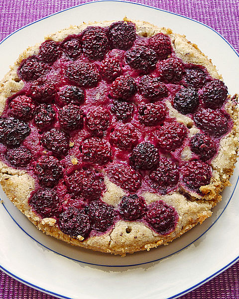 Gedeckter Brombeerkuchen - Rezepte Suchen