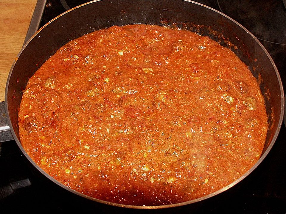 Urmelis Tomaten - Schafskäse - Sauce mit Bratwurstbällchen von urmeli75 ...