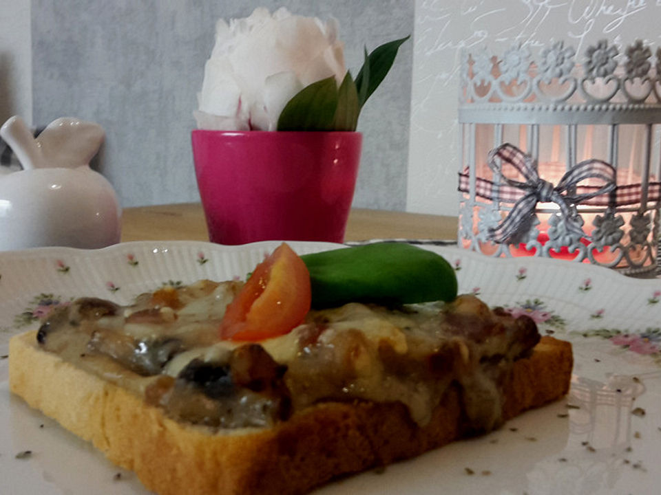 Champignon - Käse - Toast von lindi87| Chefkoch