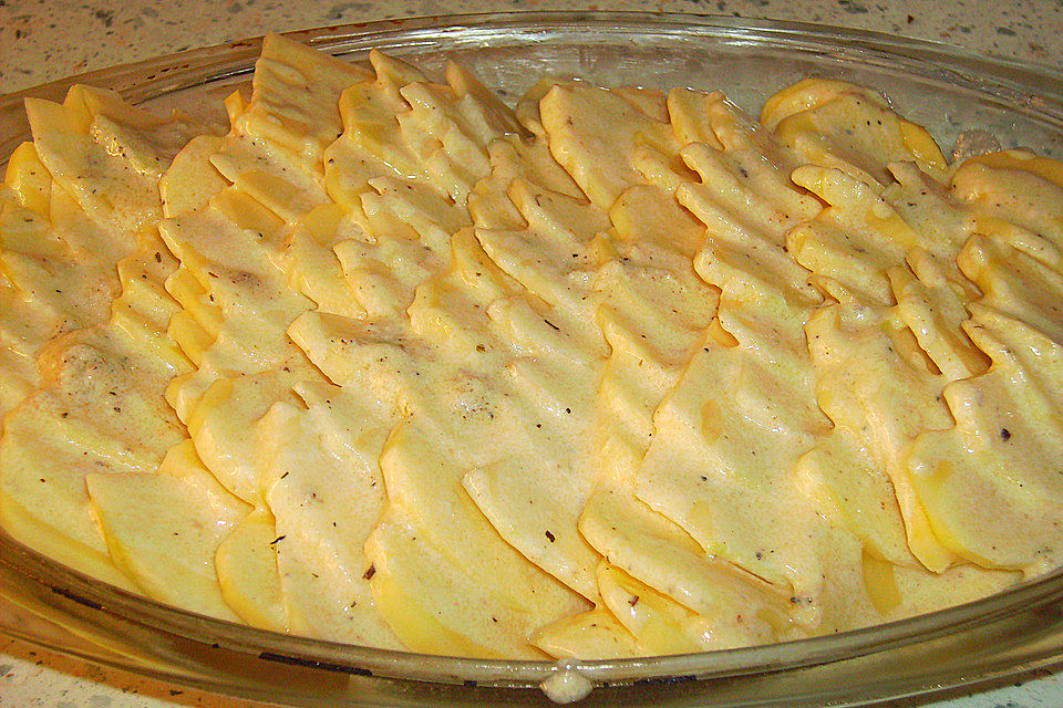 Kartoffel - Steckrüben - Gratin