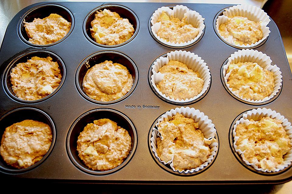 Apfel - Dinkel - Muffins