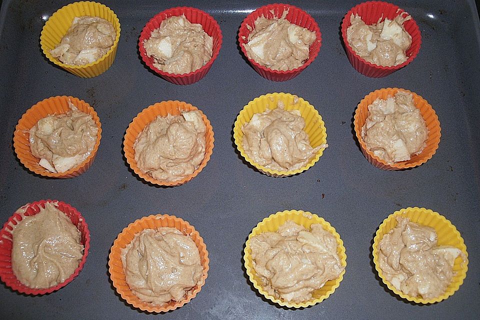 Apfel - Dinkel - Muffins