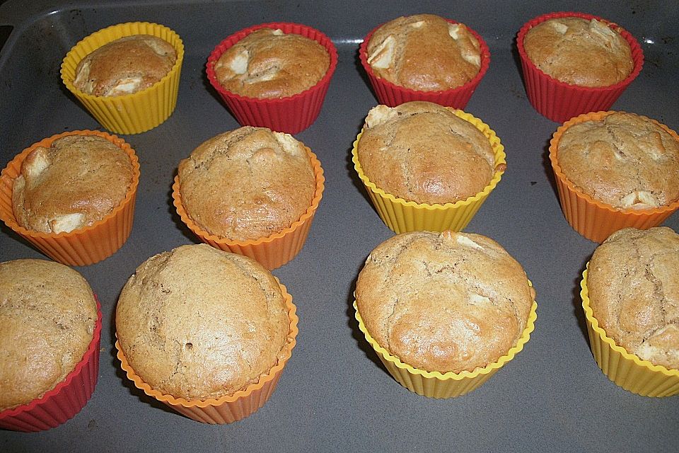 Apfel - Dinkel - Muffins