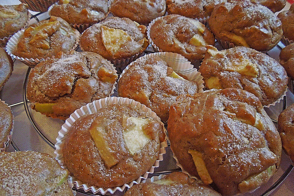 Apfel - Dinkel - Muffins