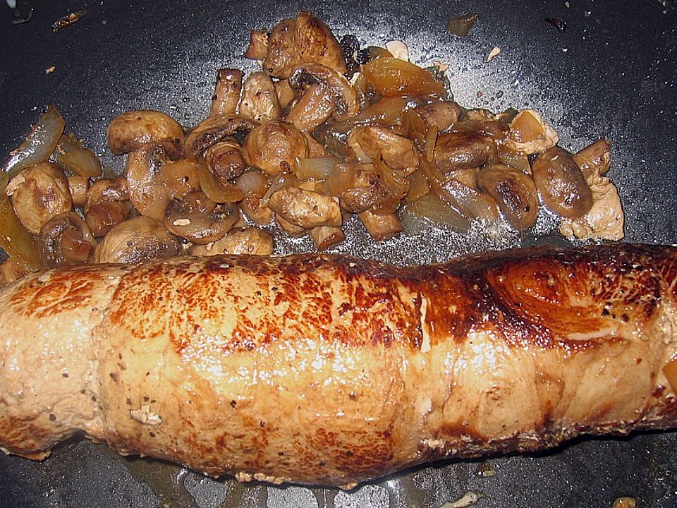 Gefüllter Schnitzelbraten mit Parmesan und Knoblauch von nja1| Chefkoch