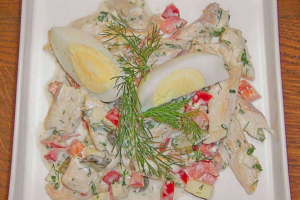 Räucherfischsalat