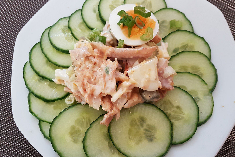 Räucherfischsalat