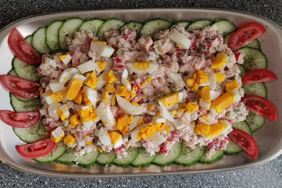 Räucherfischsalat