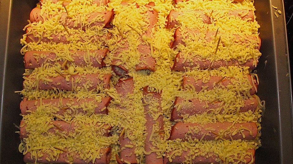 Leberkäseauflauf mit Sauerkraut und Kartoffeln von daja