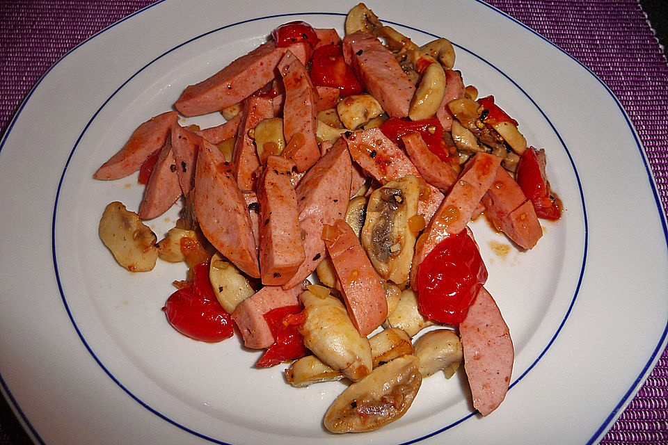 Fleischwurstpfanne